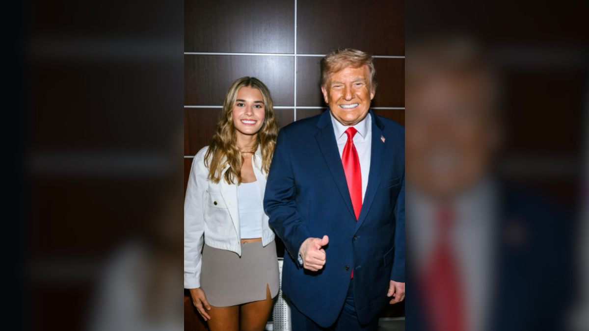 Image of Kai Trump wishes her grandfather, Donald Trump, a happy birthday.