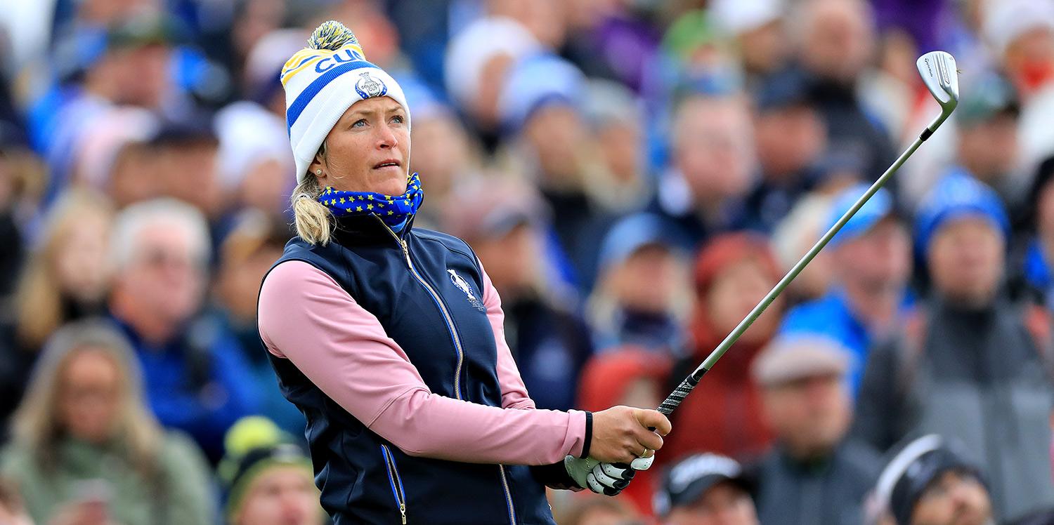 Pettersen on day two of the 2019 Solheim Cup