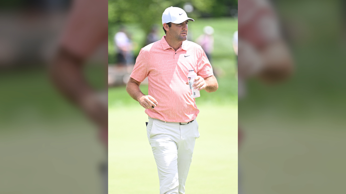 Image of Scottie Scheffler explained his POV on a career grand slam.