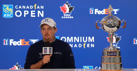 Image of Bud Cauley got emotional after securing his first PGA Tour win.