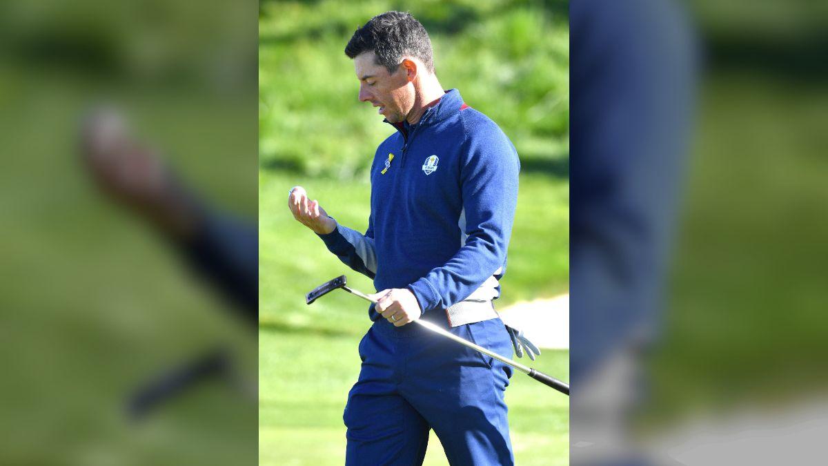 image of Rory McIlroy focused on smart shot choices to avoid costly mistakes during tough course setups.
