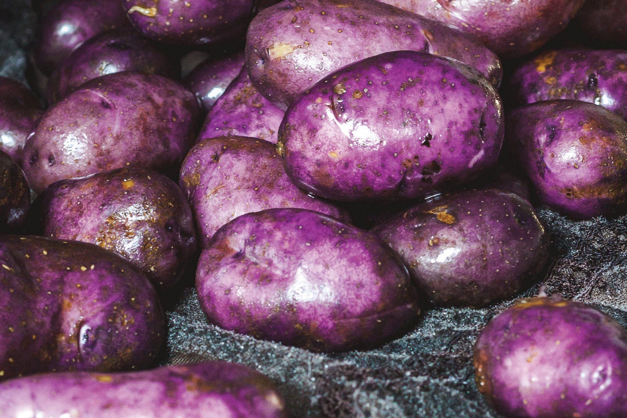 purple potatoes x