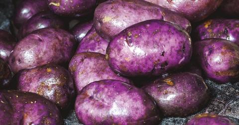 purple potatoes x